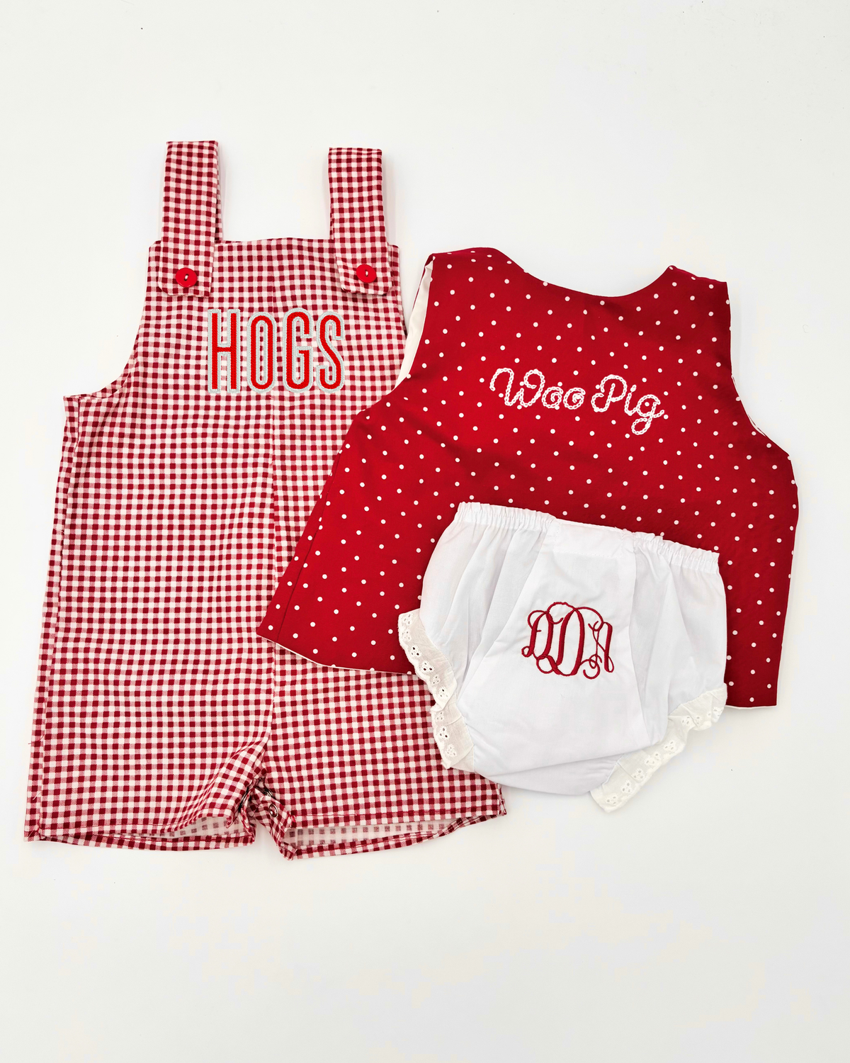 Handmade Jon Jons - Red Gingham