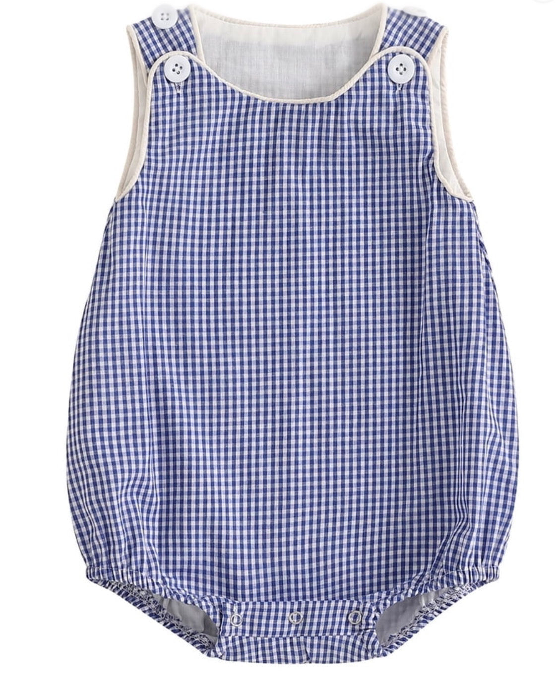 Blue Small Gingham Sun Bubble