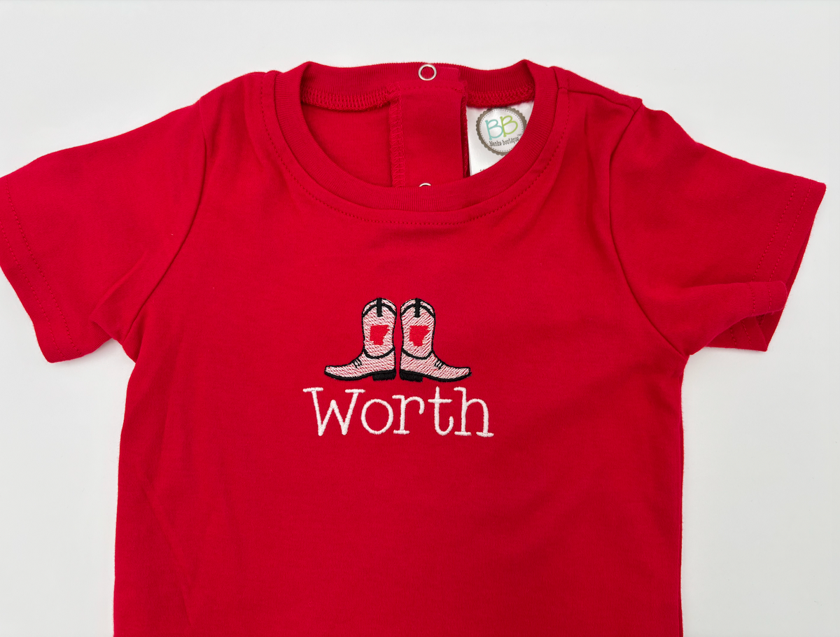 Red Play Romper