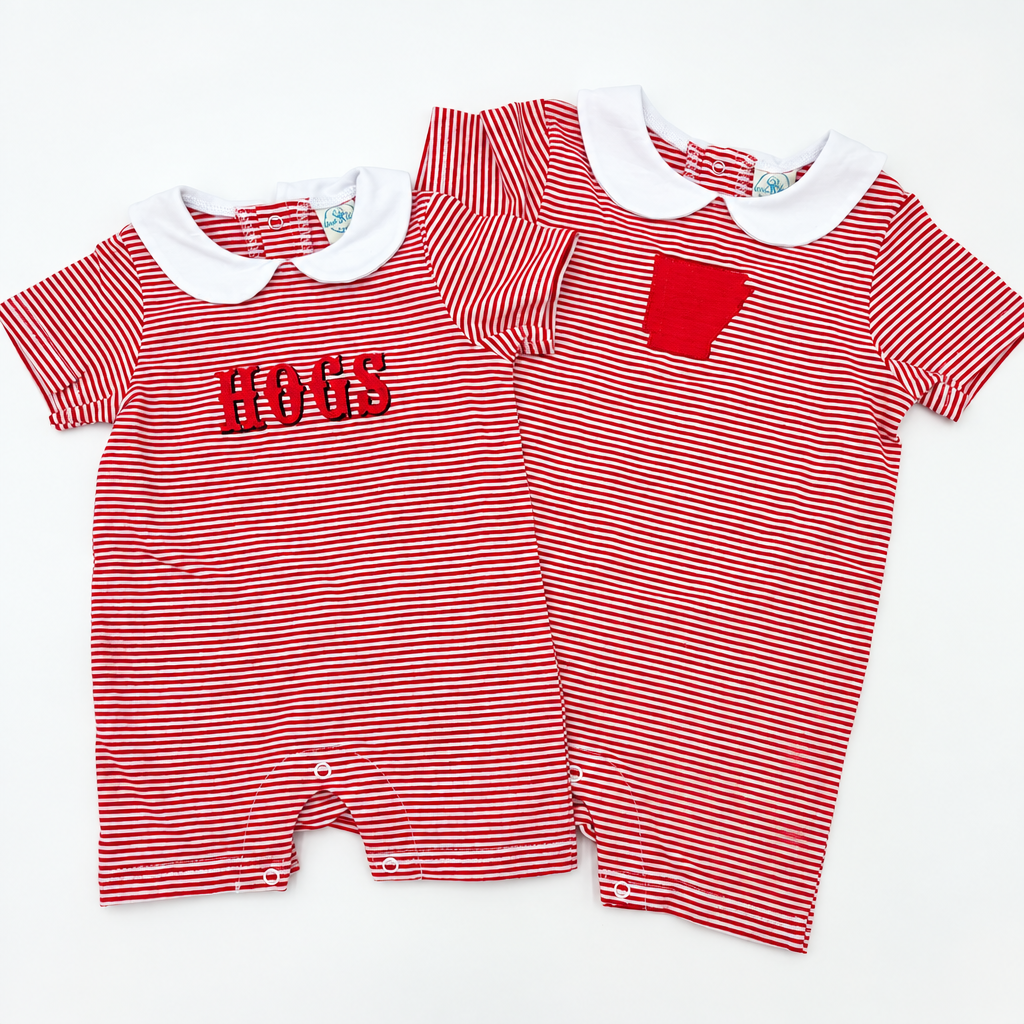 Red Peter Pan Romper