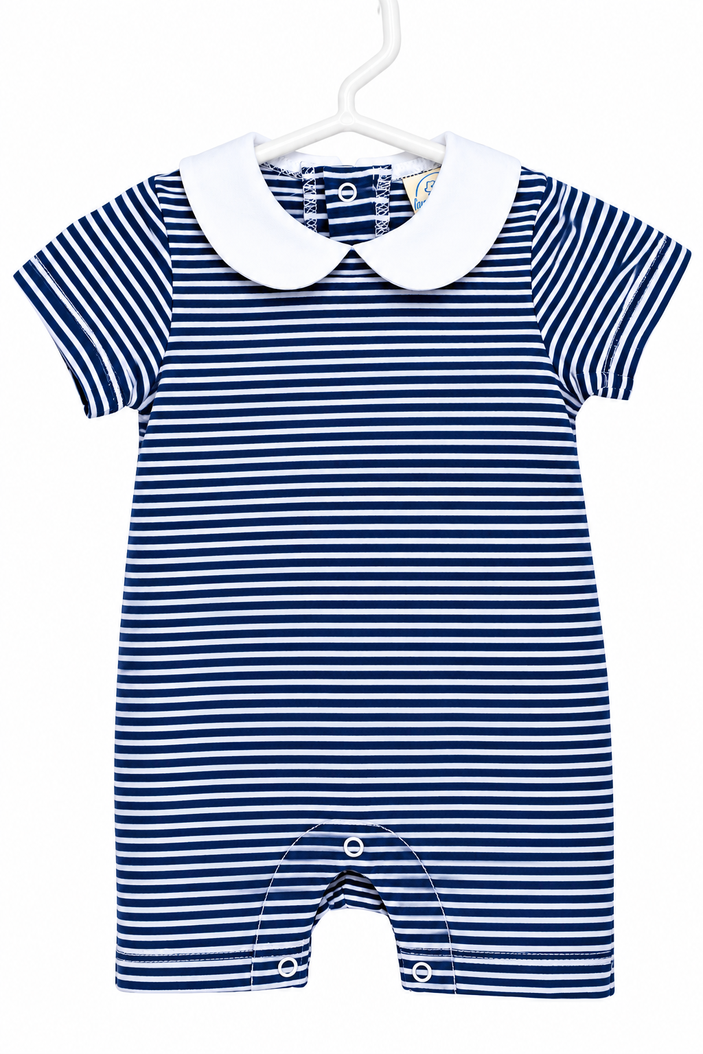 Navy Peter Pan Romper