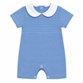 Light Blue Peter Pan Romper