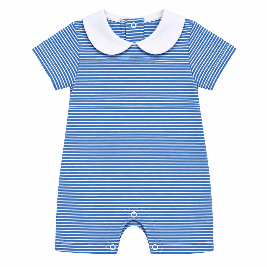 Light Blue Peter Pan Romper